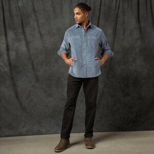 Bearbottom Clothing Corduroy Workshirt Men's Size XL in Flint